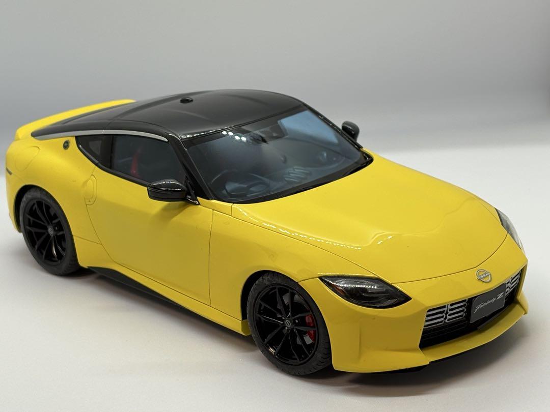 【完成品】タミヤ1/24 日産フェアレディRZ34 イエロー