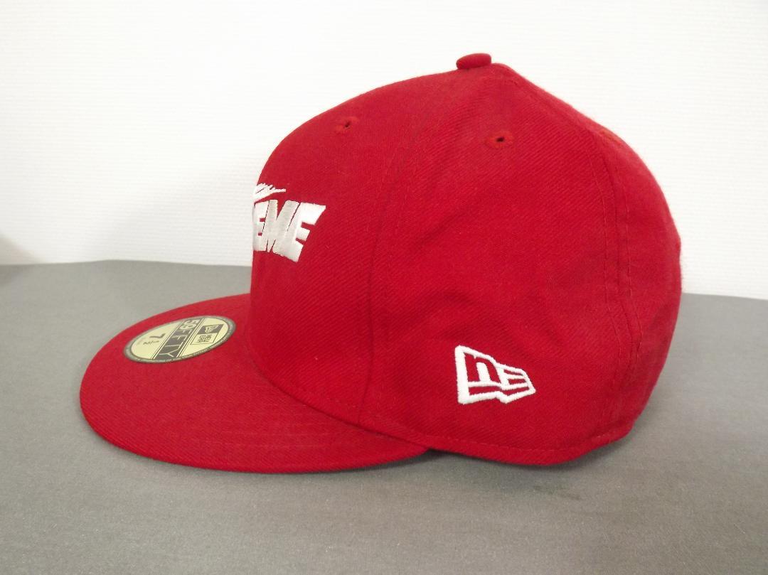 Supreme(シュプリーム)×NEW ERA(ニューエラ) ロゴ キャップ