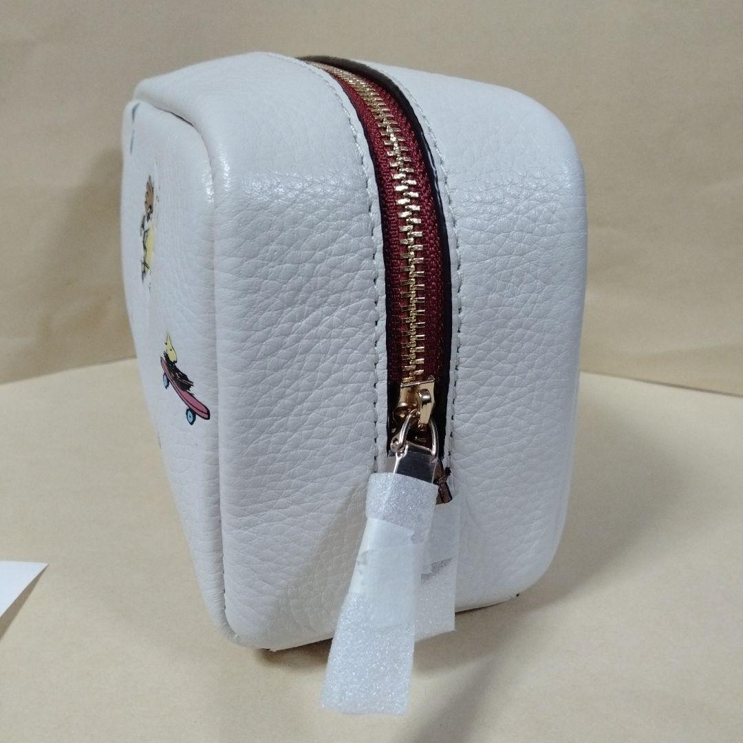 コーチスヌーピーポーチコラボ品新品未使用coach snoopy