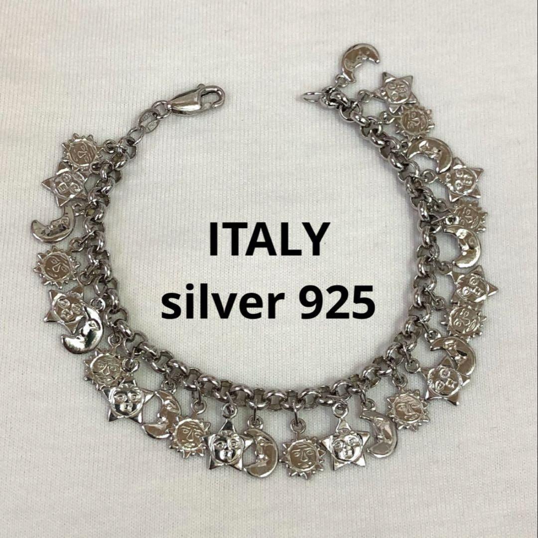 【超お買い得！】 31ITALY vintage 90s スターリングシルバー925 ブレスレット アクセサリー