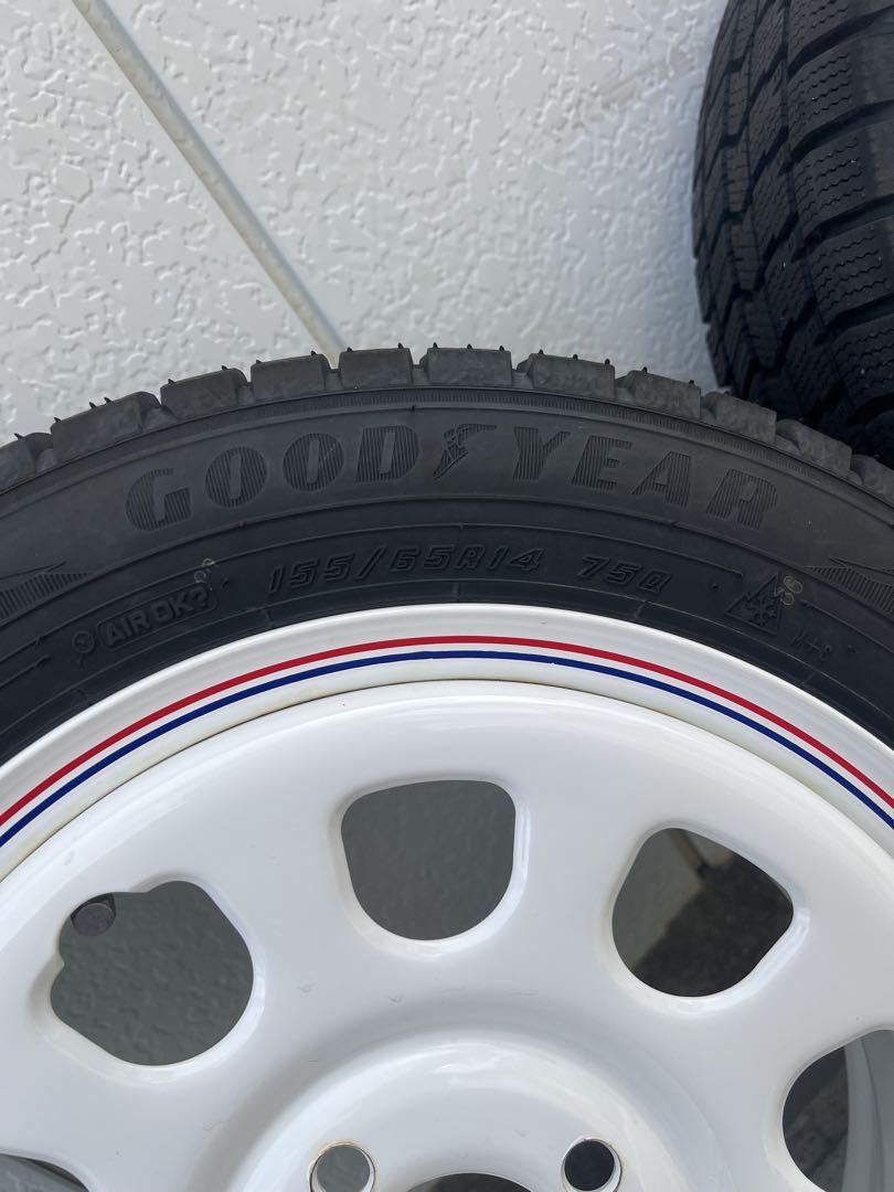 daytona ホイール　4穴　GOODYEAR 155/65R14 4本セット