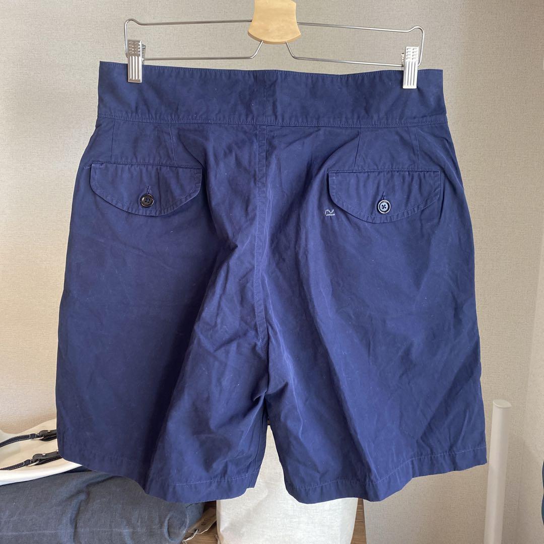 45R ウエストコード1タックショートパンツ