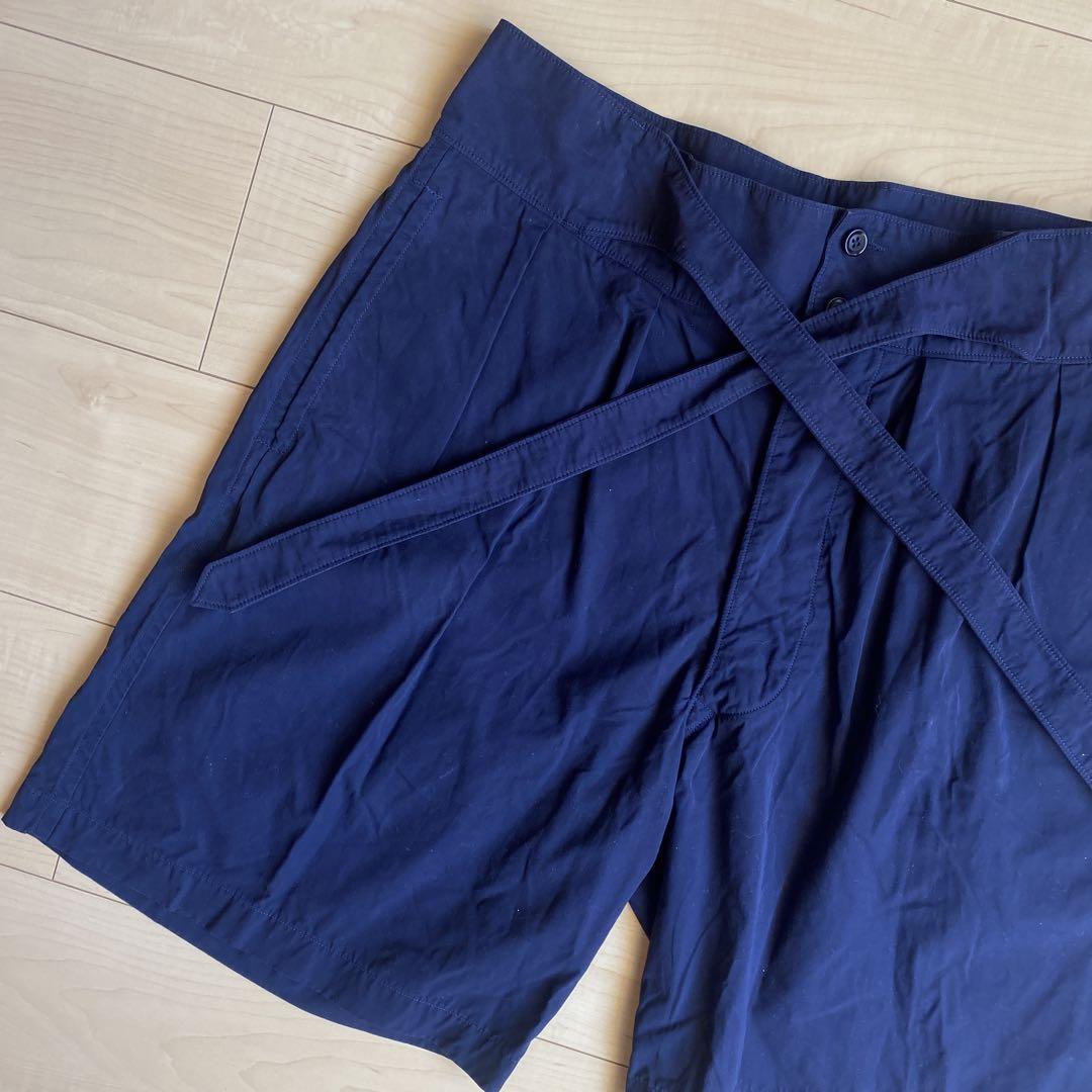 45R ウエストコード1タックショートパンツ
