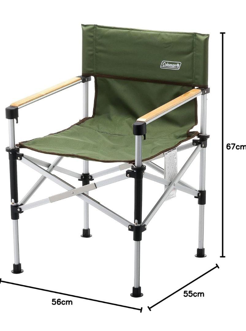 【美品】Coleman グリーン キャンプチェア