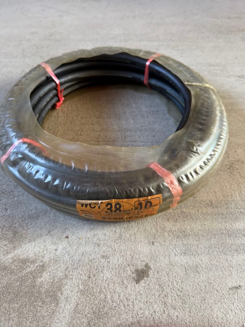 富士電線 FUJI キャプタイヤケーブル 10M 溶接　溶接機