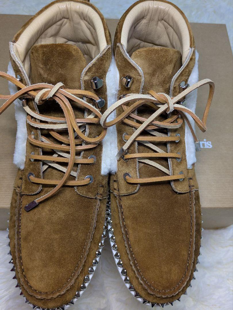Christian Louboutin モカシンブーツ ブラウン