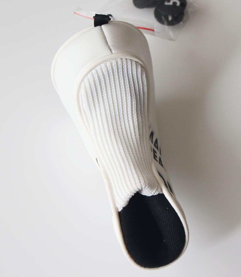 新品【パーリーゲイツ】ヘッドカバー ユーティリティ用(3/4/5/X) 白
