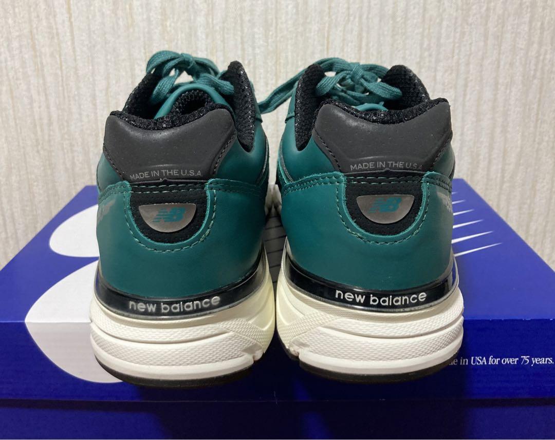 ニューバランス990V4(990TW4)USA製レザースニーカー ※擦れ傷アリ