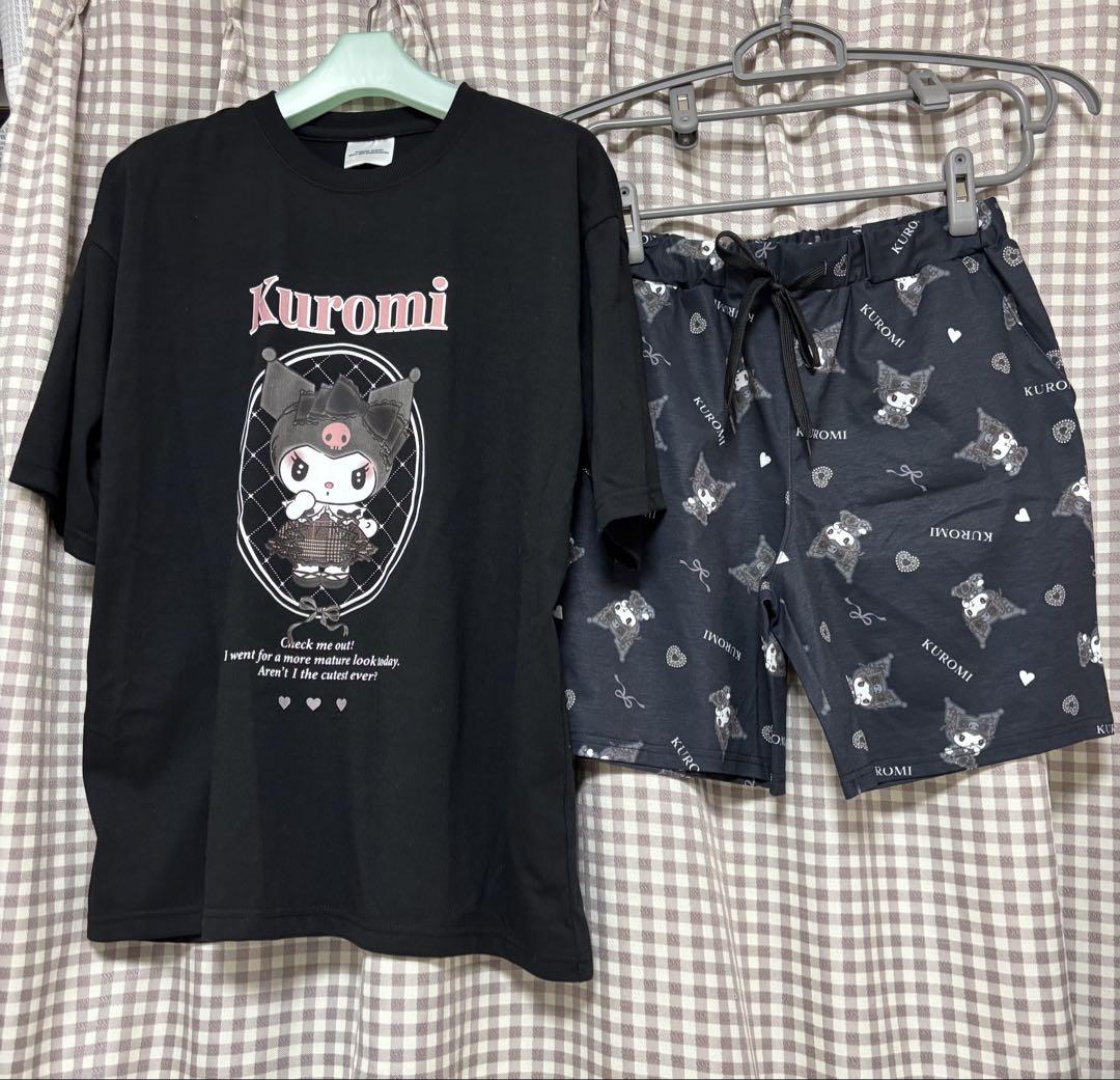 今季一番 クロミ 新品】サンリオ Tシャツ セットアップ ハーフパンツ ルームウェア・パジャマ