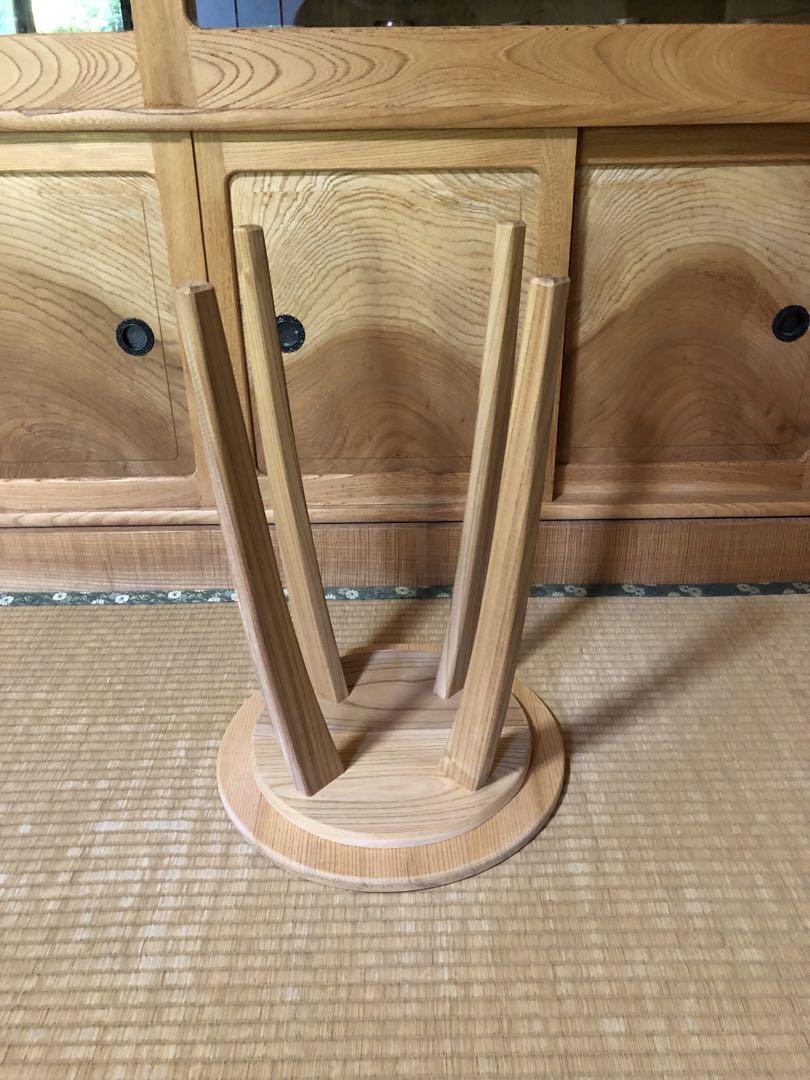 1230 建具屋一筋58年のおじいちゃんの手作りスツール、テーブル