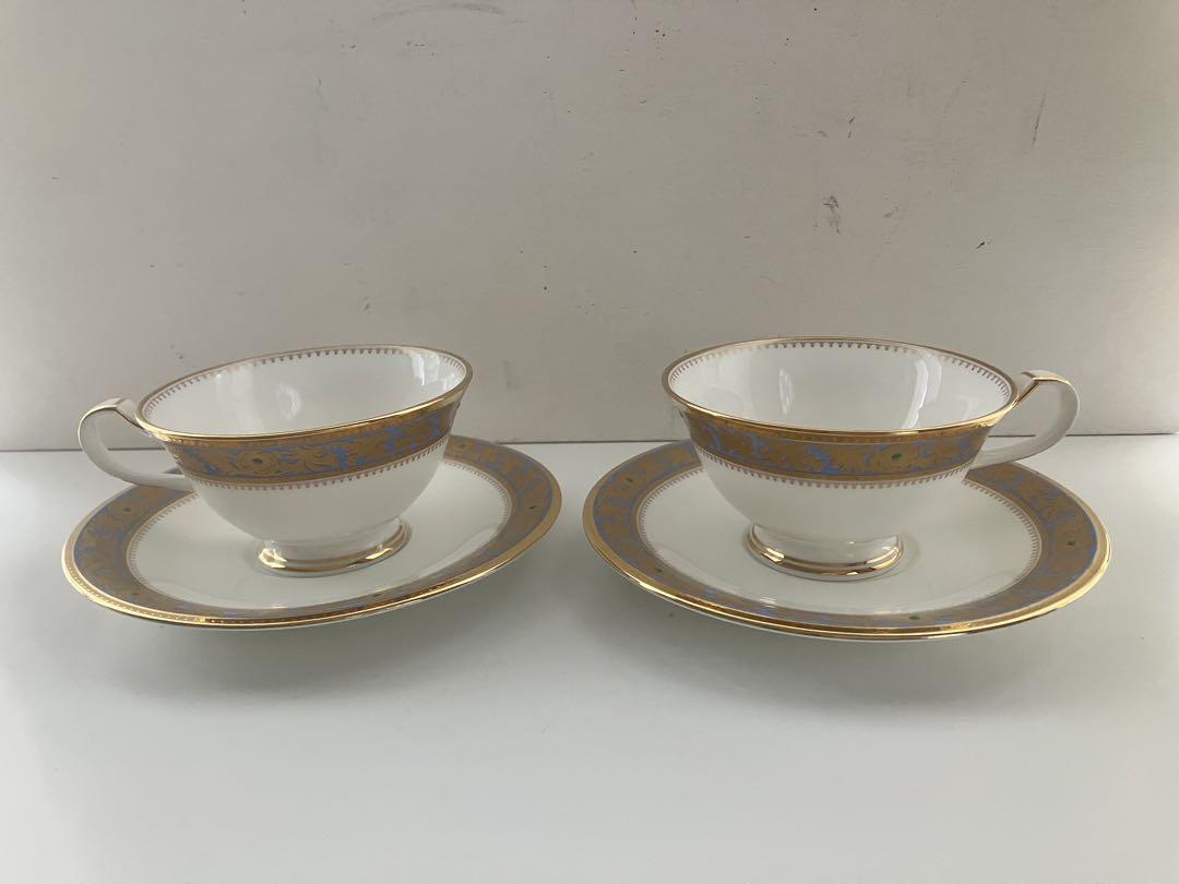 ノリタケ　グランブロシェカップ&ソーサー2客セット