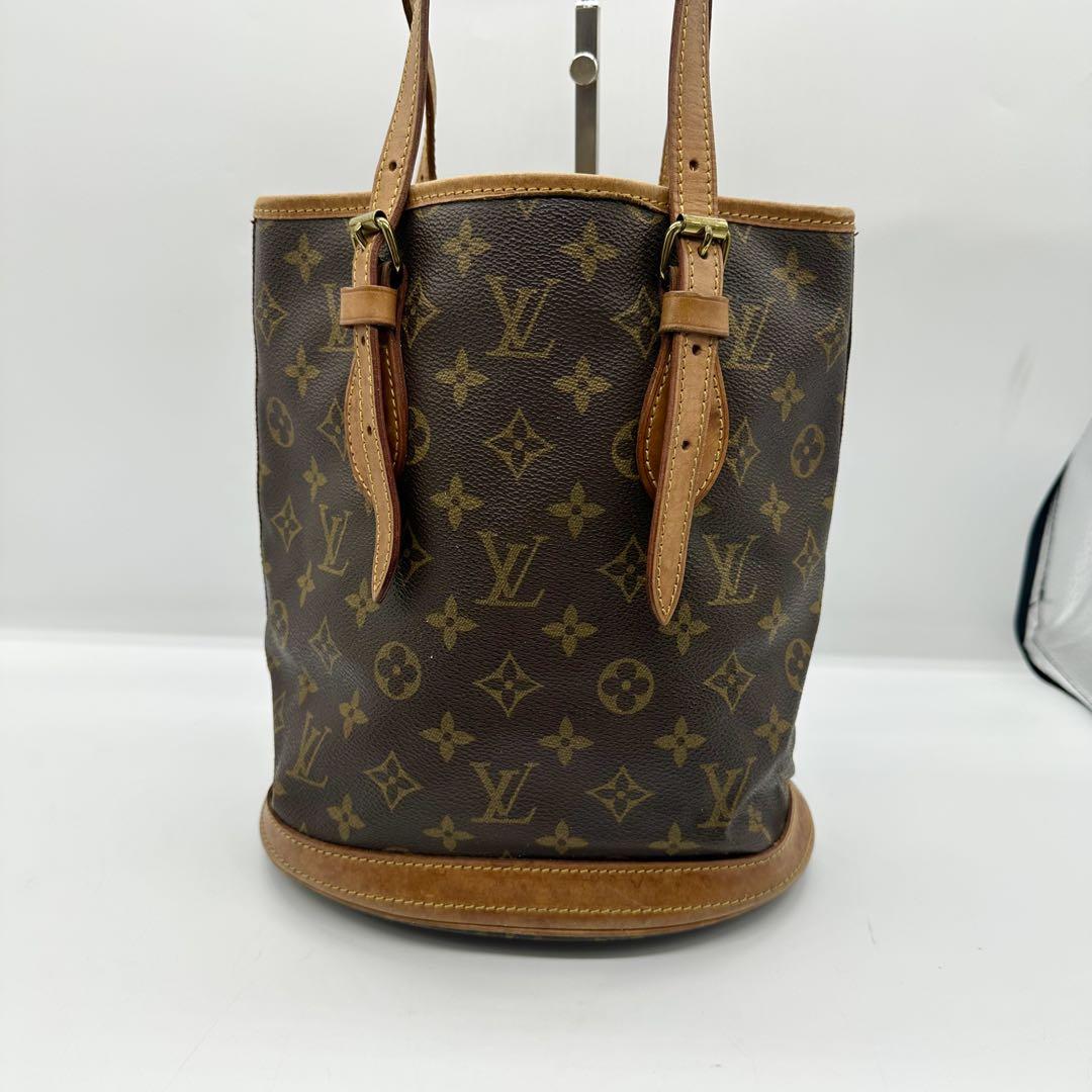 ルイヴィトン　ブランド　ブラウン　モノグラム　トートバッグ　プチバケット　お洒落 LOUIS VUITTON ルイヴィトン M42238 モノグラム プチ・バケット