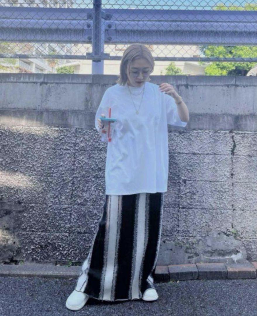 Ameri　MULTI STRIPE JACQUARD DRESS