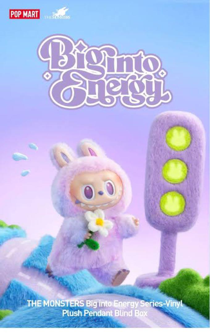 ラブブ labubu Big into Energy luck パープル 紫 パープル（紫）系 POP MART LABUBU(ポップマート ラブブ) - 海外