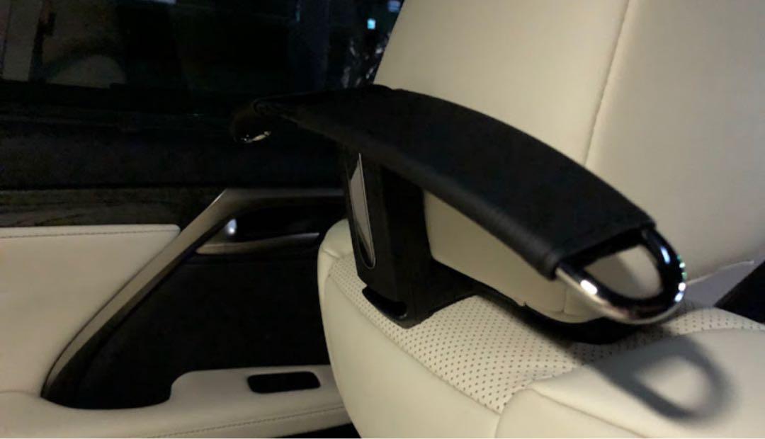LEXUS レクサス 純正ヘッドレストハンガー インルームブラック 合成皮革１個