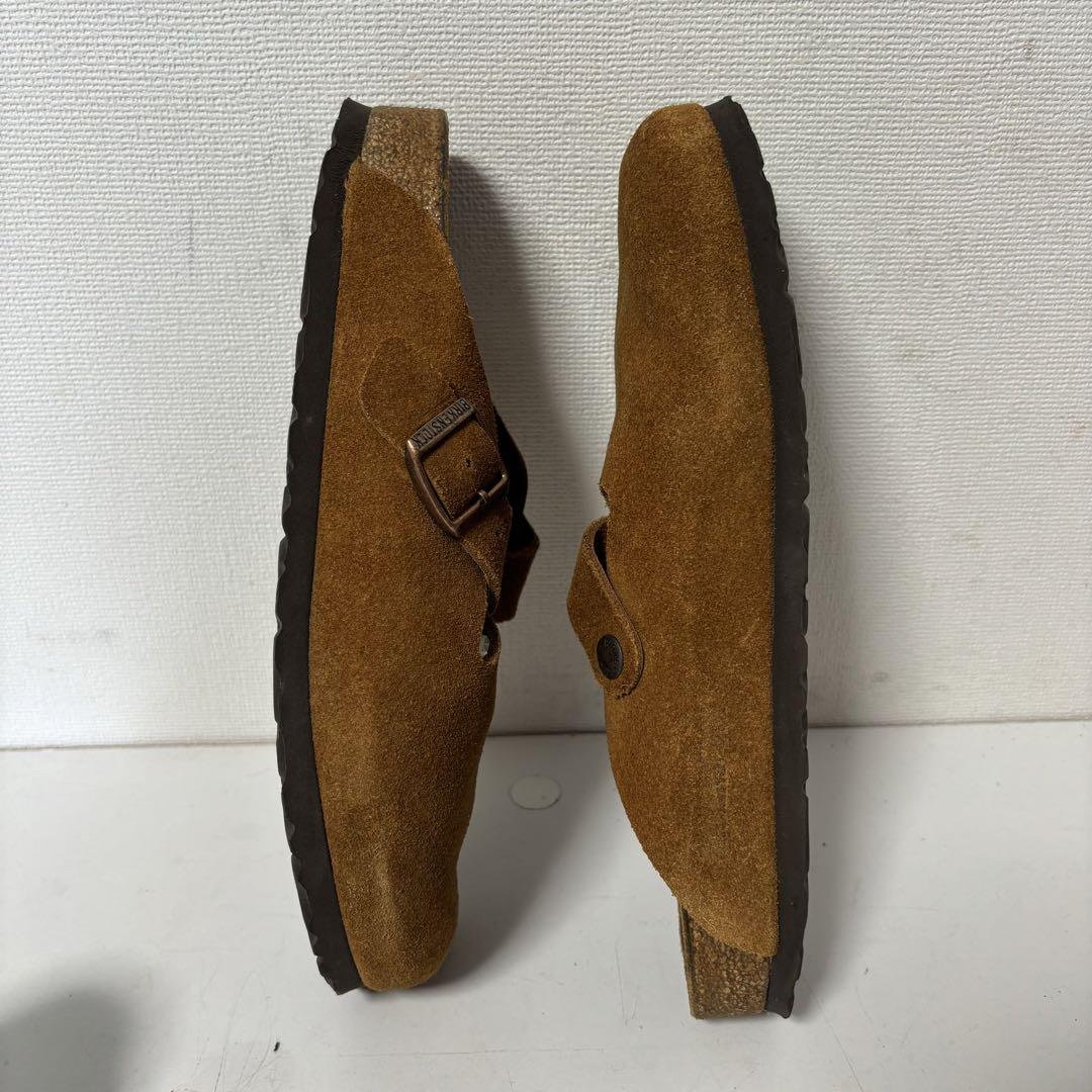 10233 BIRKENSTOCK ボストン 26cm スエード ブラウン