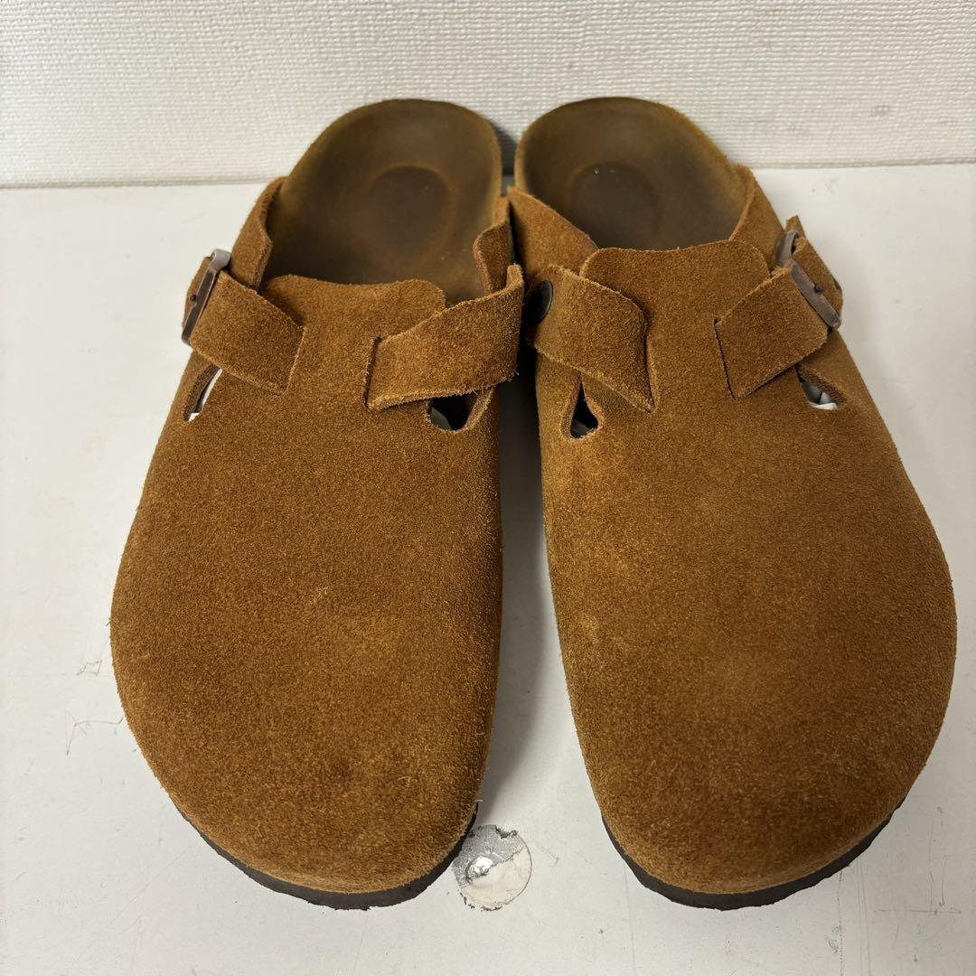 10233 BIRKENSTOCK ボストン 26cm スエード ブラウン