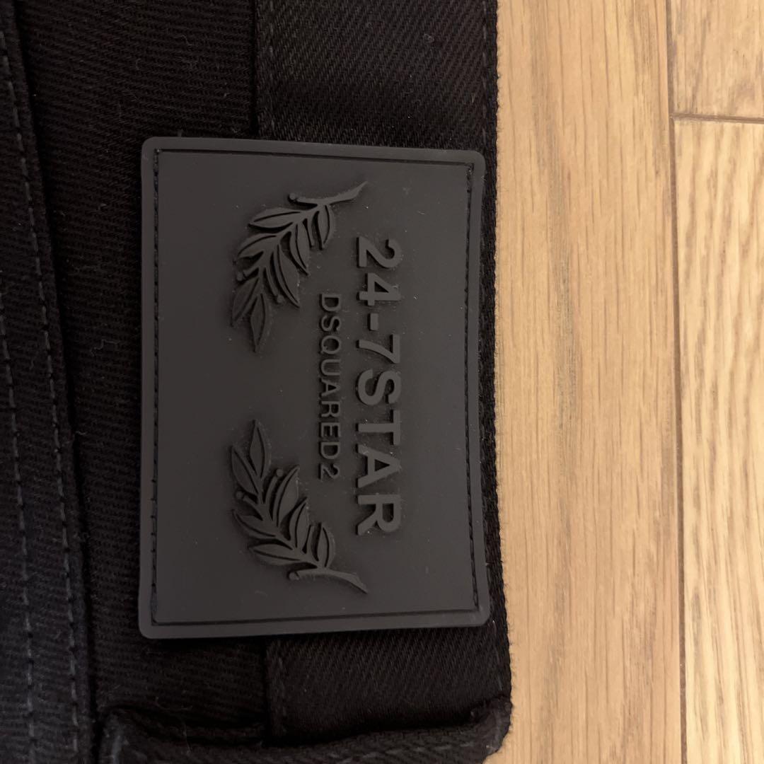 DSQUARED2 24-7STAR スキニーデニム ブラック