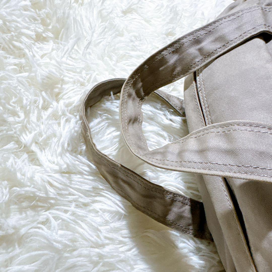 美品✨ PORTER　ポーター ミニボストンバッグ グレイ カーキー グレージュ