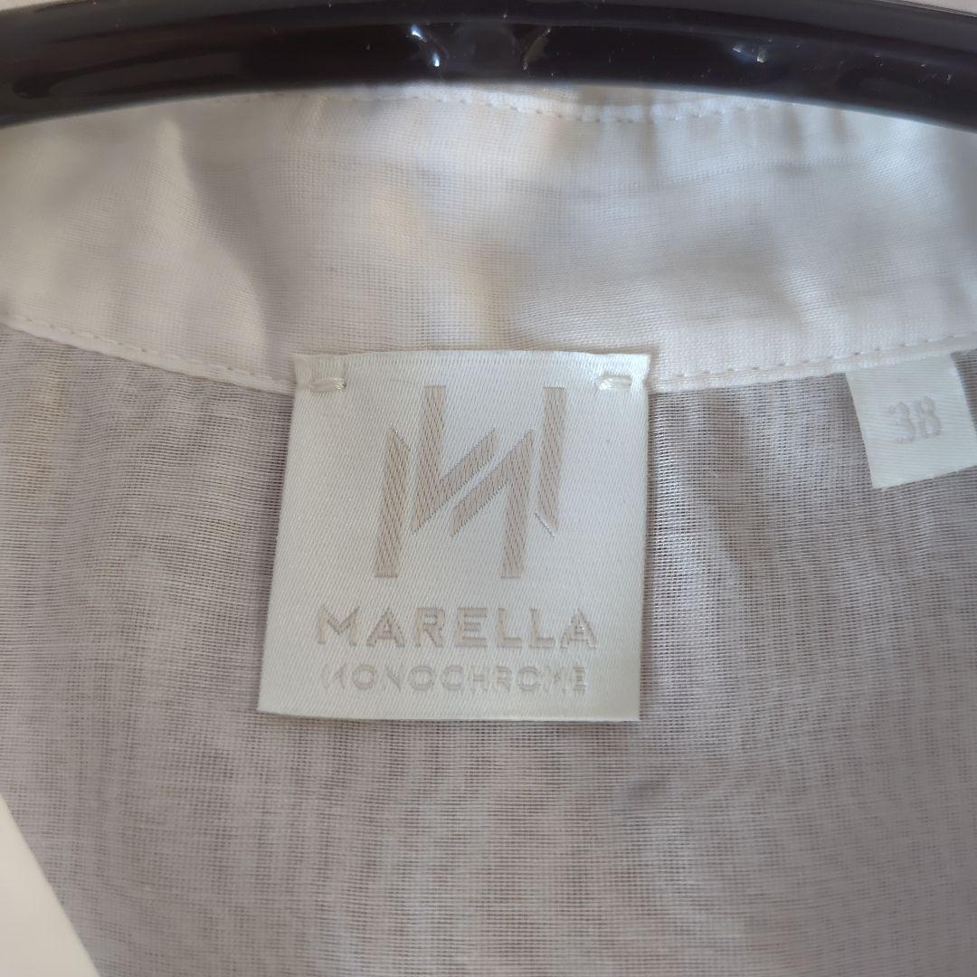 MARELLA シアーブラウス　38サイズ　極薄い桜貝色(メルカリ便) MARELLA シアーブラウス 38サイズ 極薄い桜貝色(メルカリ便
