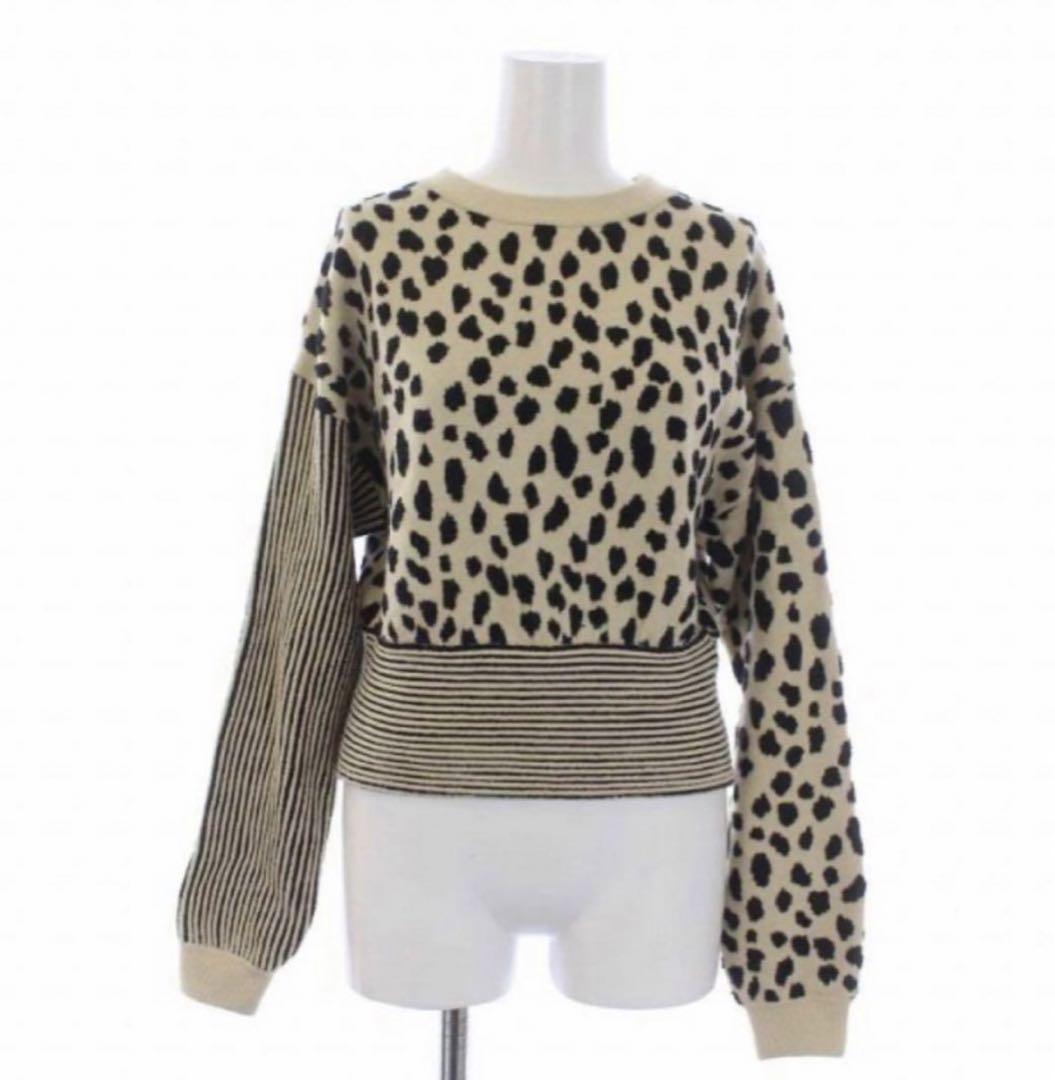 Ameri vintage DALMATIAN MIX KNIT