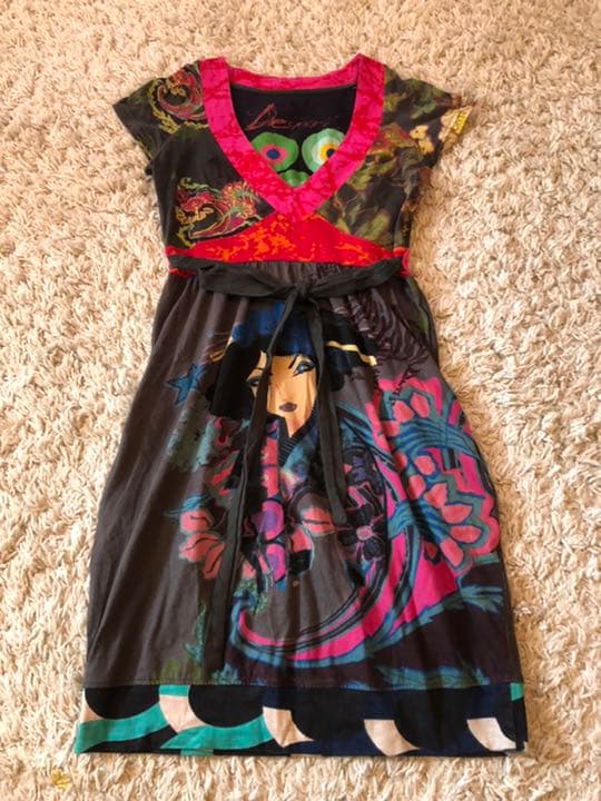 メルカリ デシグアル ワンピース ひざ丈ワンピース 3 000 中古や未使用のフリマ