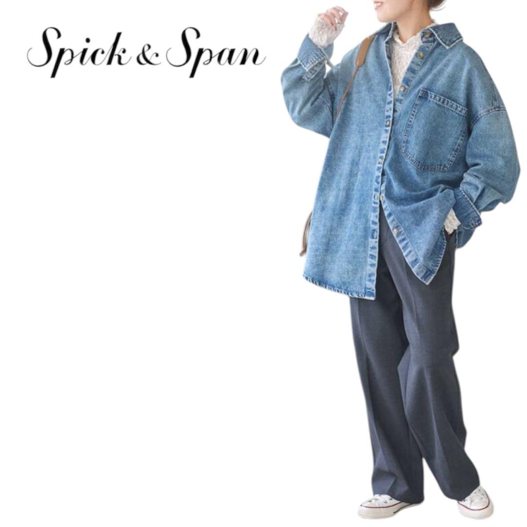 E880 Spick & Span レースシャーリングハイネックトップス　新品