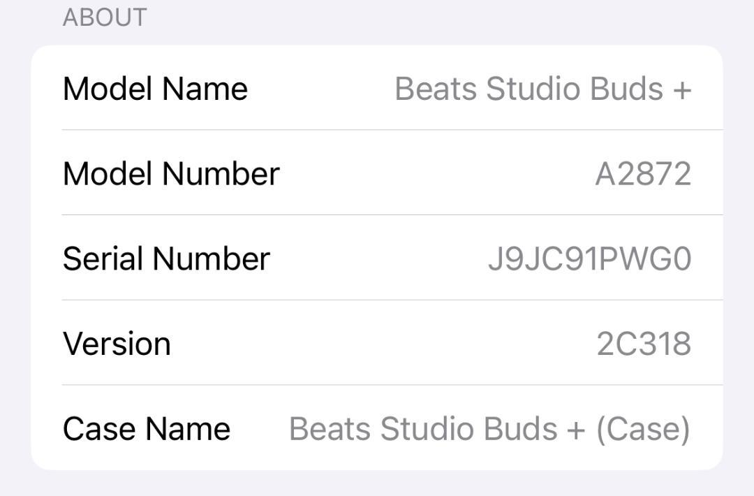 イヤホン Beats Studio Buds+ (used)