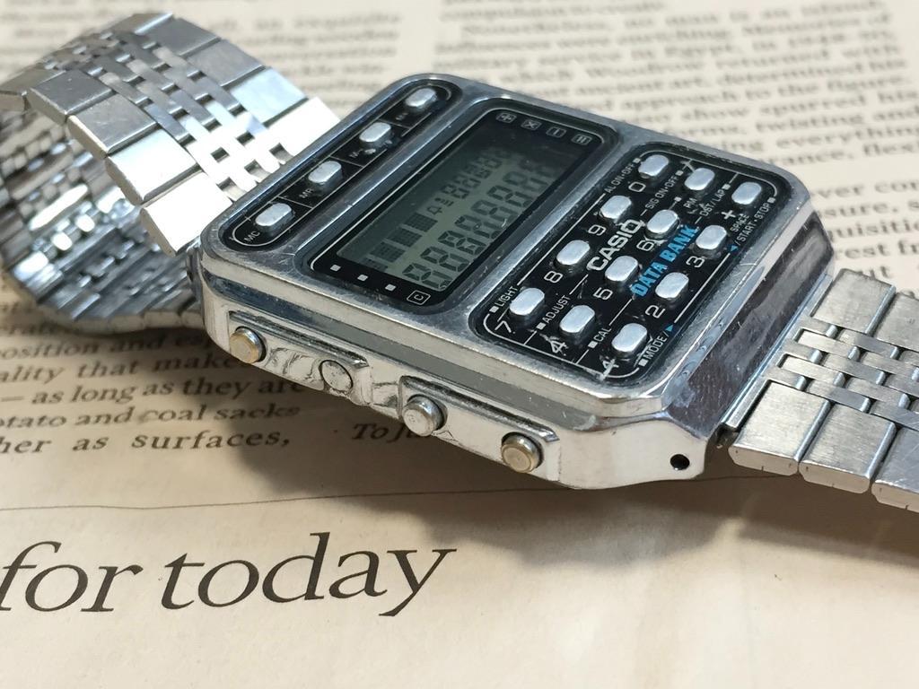 最大98%オフ! カシオ CASIO 腕時計 データバンク DATA BANK