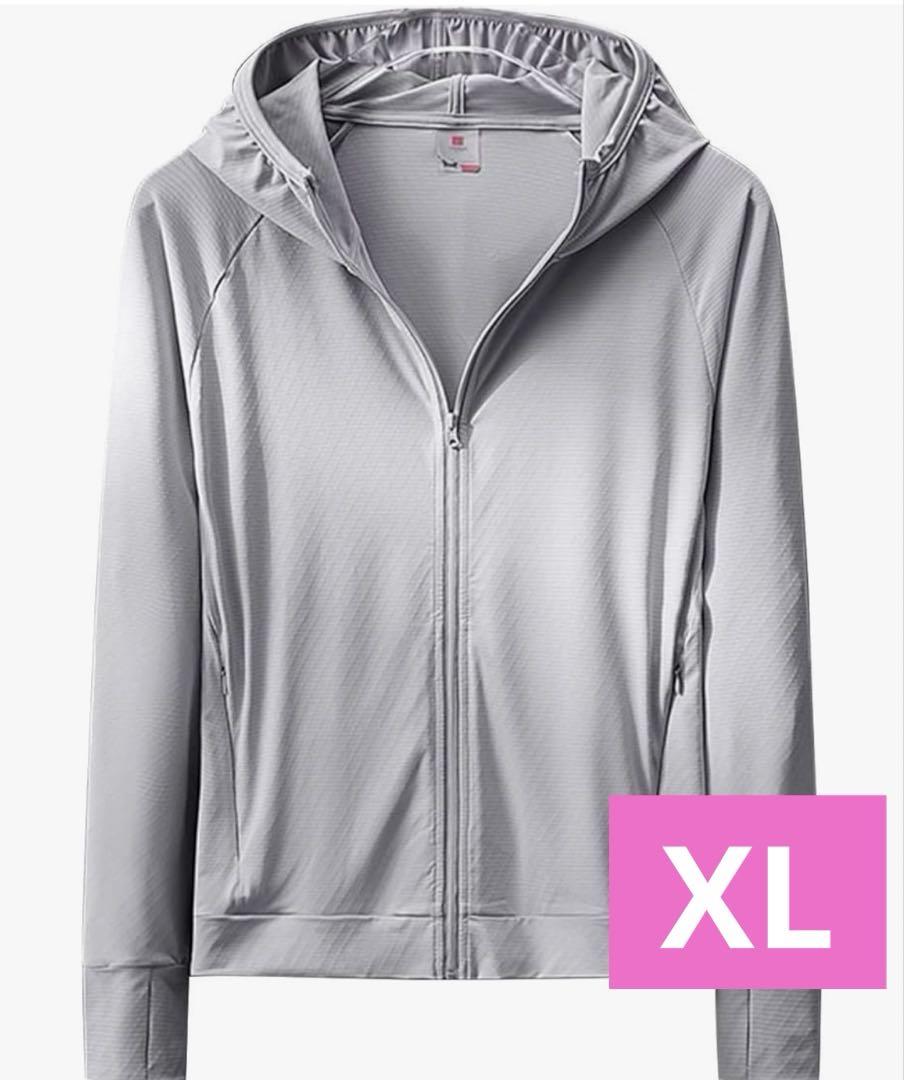 ラッシュガード レディース パーカー 長袖 水着 接触冷感 夏 UV XL