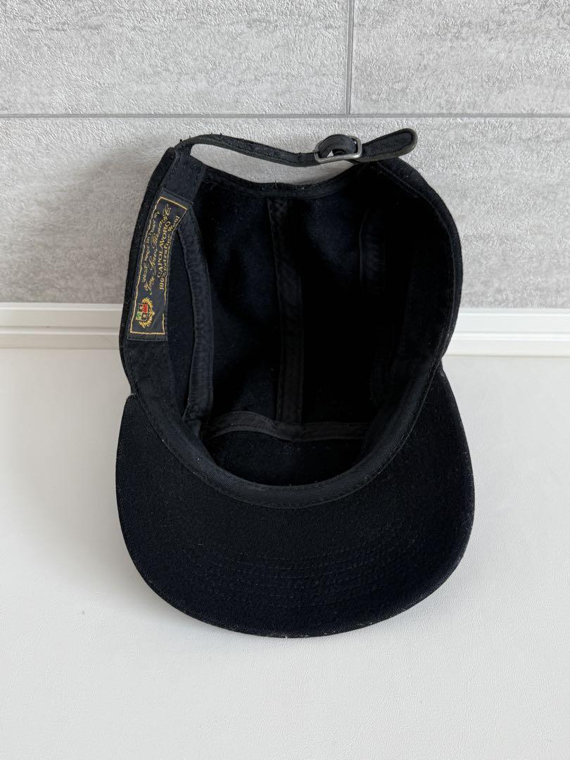 Supreme ロゴ 黒 キャップ