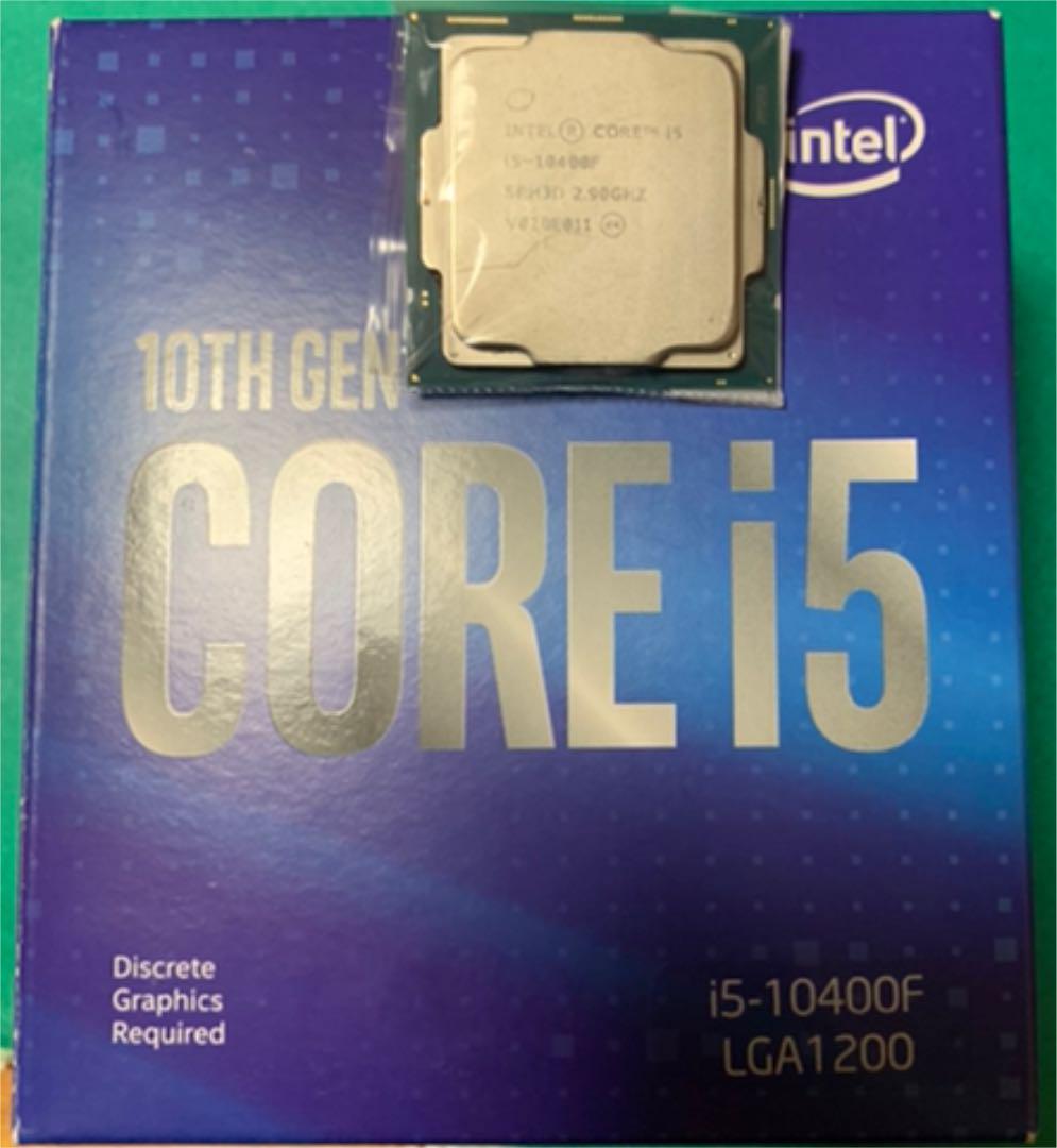 Intel Core i5 10400F LGA1200動作確認済 本体のみ