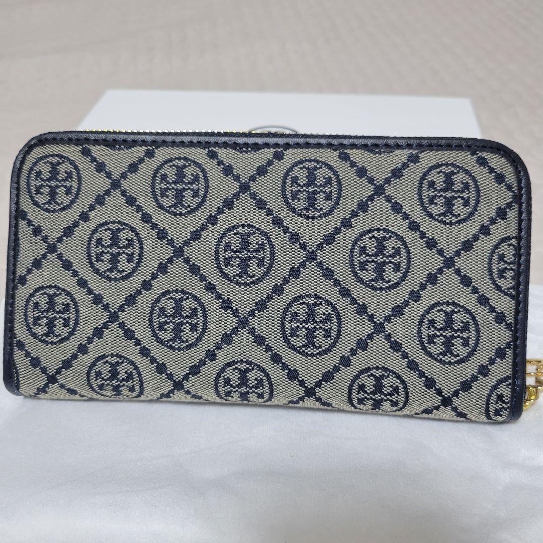【新品・未使用】トリーバーチ★ラウンドジップ長財布　モノグラム