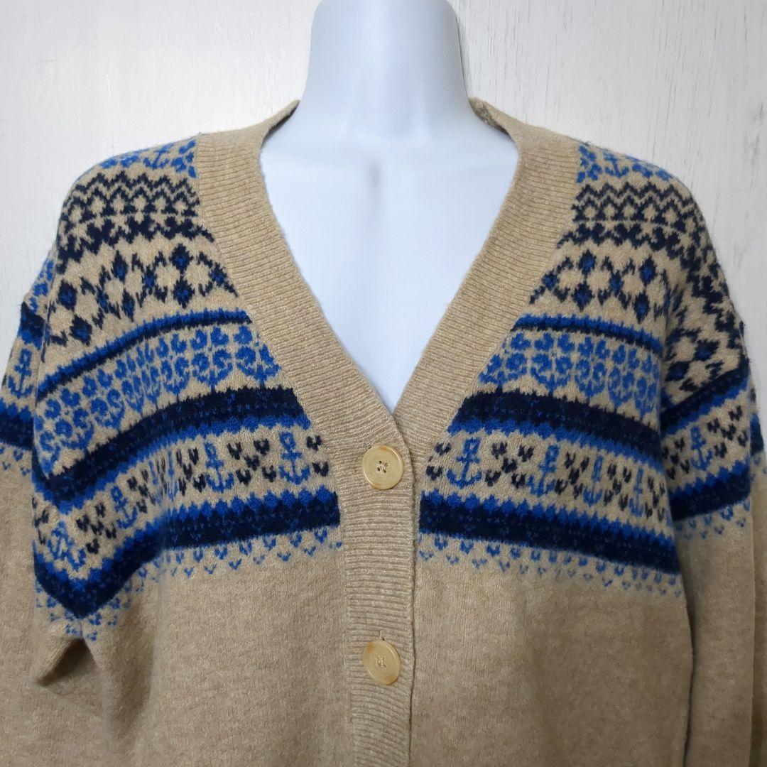 ユニクロ✕JW ANDERSON スフレヤーンフェアアイルカーディガン