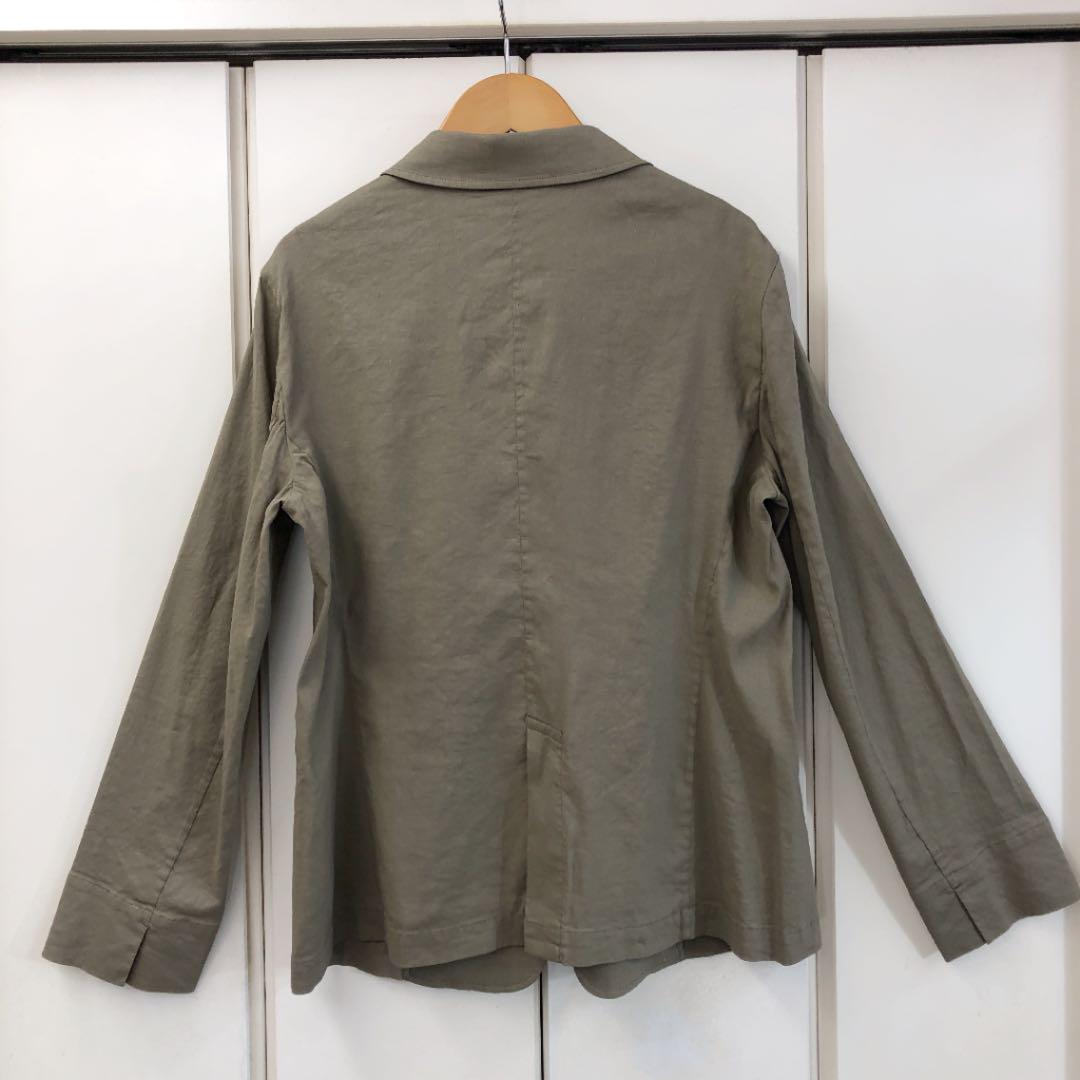 公式の店舗 新品 23区 テーラードジャケット(40) リネンヴィスコースストレッチ ジャケット・アウター