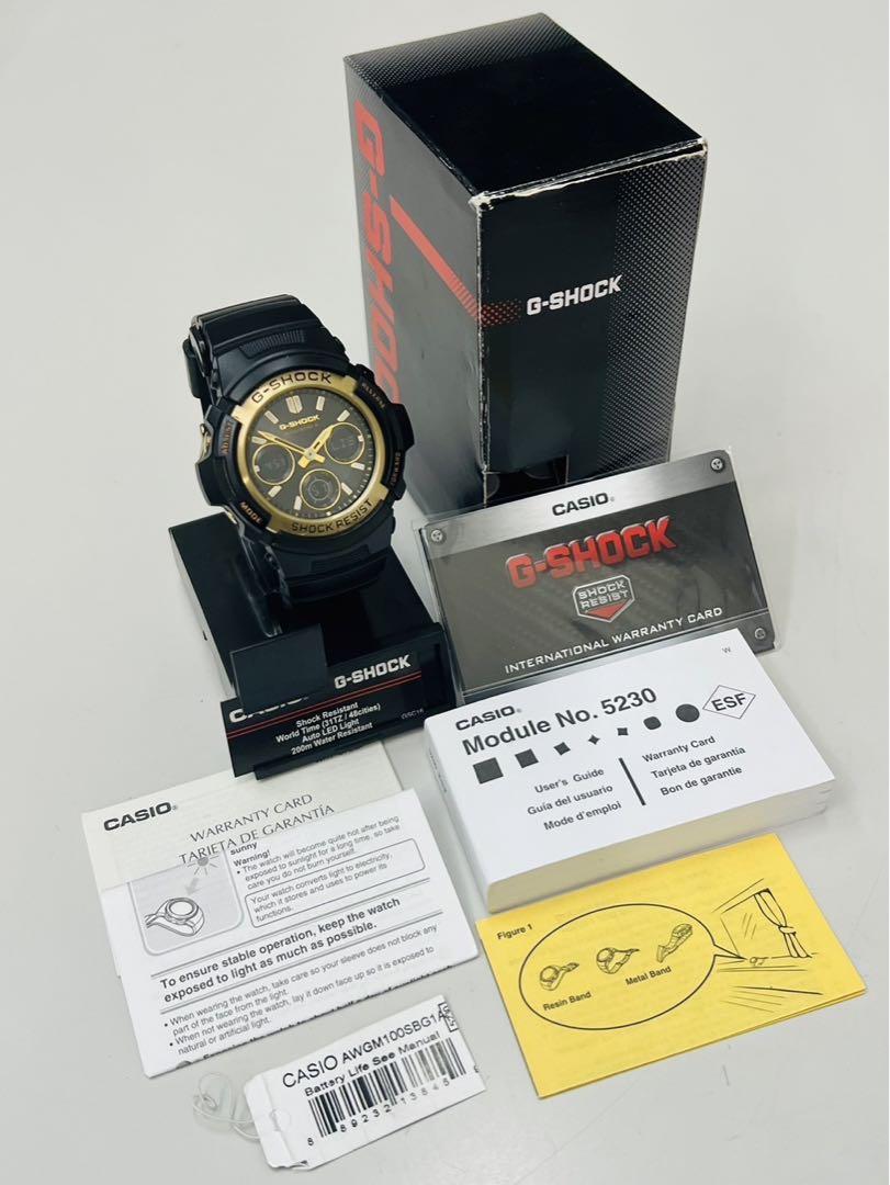G-SHOCK デジアナ 電波ソーラー AWG-M100SBG-1AJF