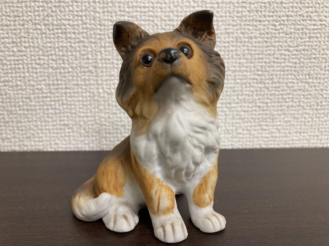 シェルティ 犬 陶器 置物 KATO KOGEI 加藤工芸 インテリア 雑貨