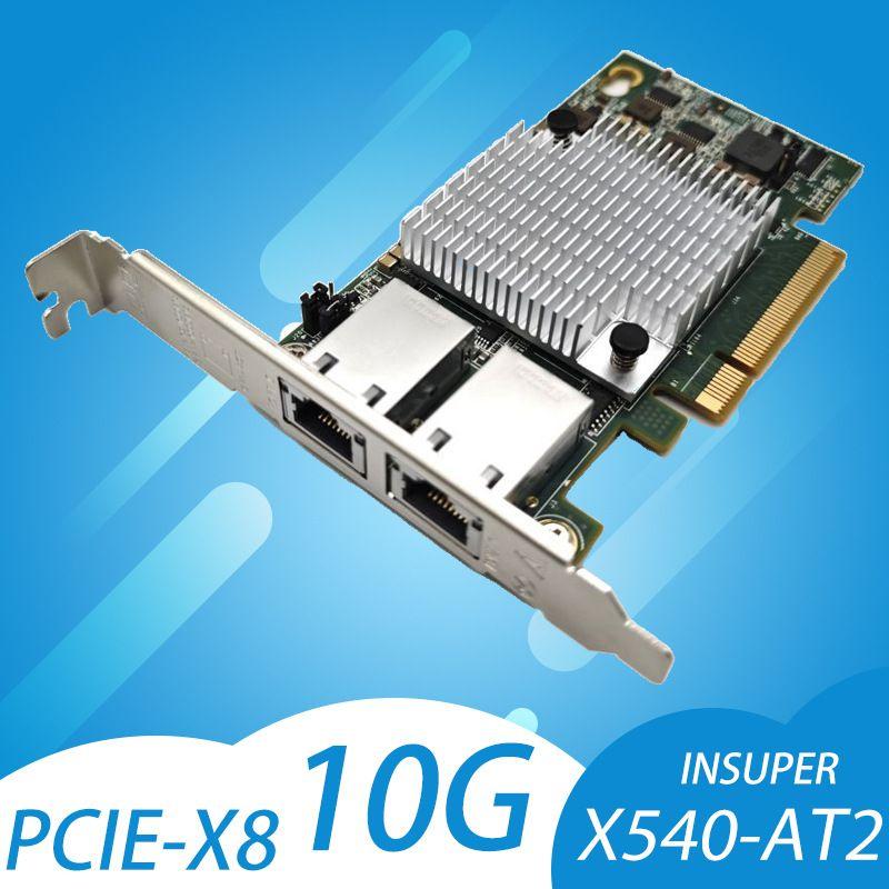ame3　新品 intel x540-t2 冷却ファンモデル 10gbps 新品 intel x540-t2 冷却ファンモデル 10gbps拡張lanカード