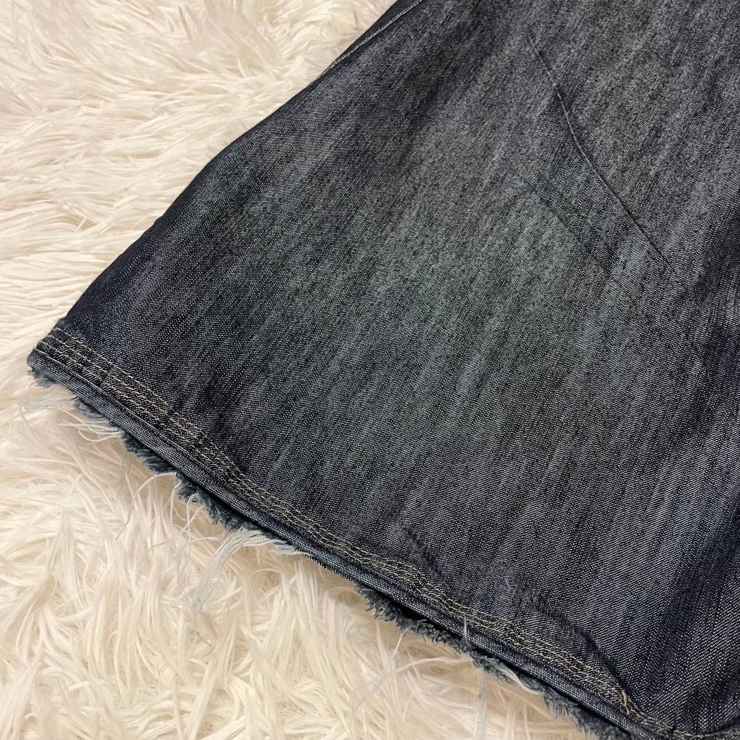 マリテフランソワジルボー Y2K 加工 立体裁断 デニム ロング スカート