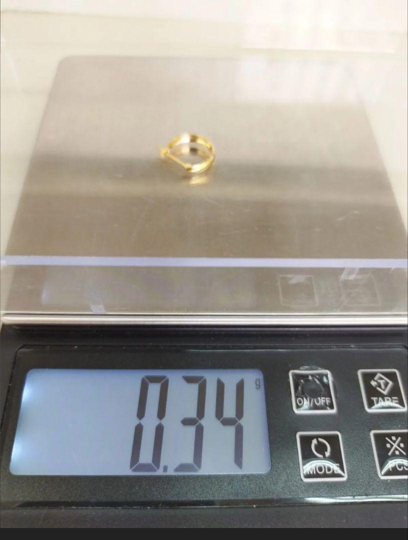 と*こ様 M02274□OKKO フープピアス K18 K18YG 18金
