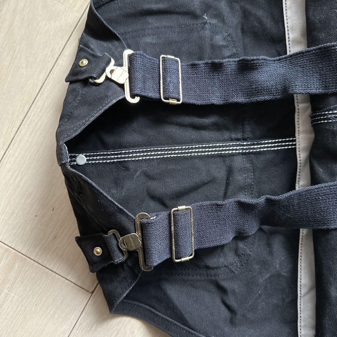 90s USA製 Carhartt ダブルニー オーバーオール キルティング