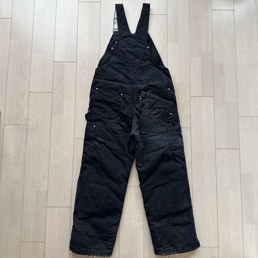 90s USA製 Carhartt ダブルニー オーバーオール キルティング