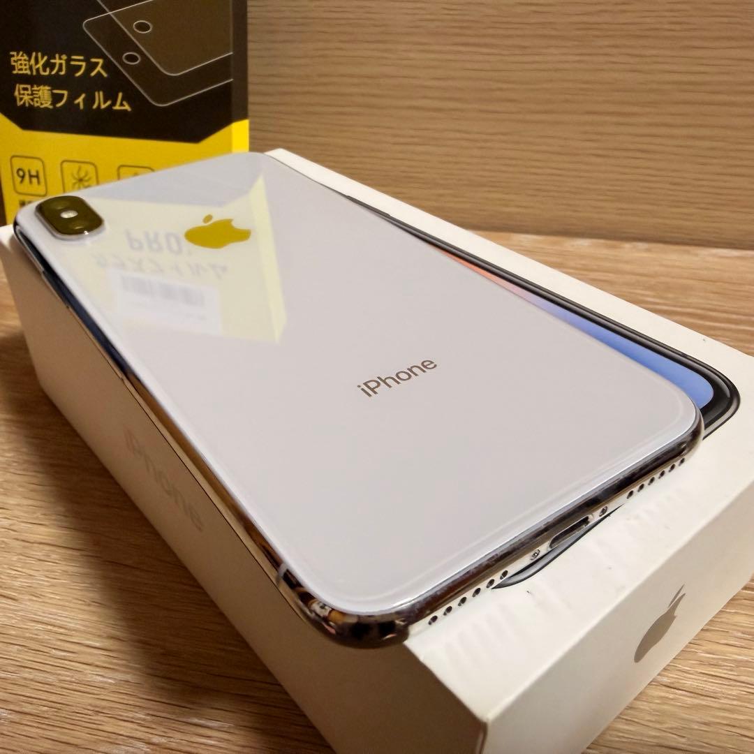 【美品】iPhone X 256GB SIMフリー 付属品完備 スマホ本体 【美品】iPhone X 256GB SIMフリー 付属品完備 スマホ本体