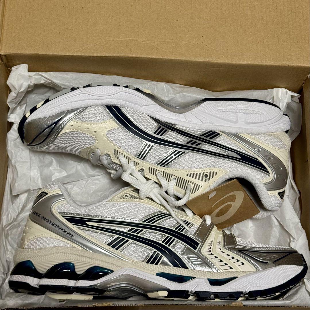 靴 Asics Gel-Kayano 14 White Midnight 27cm