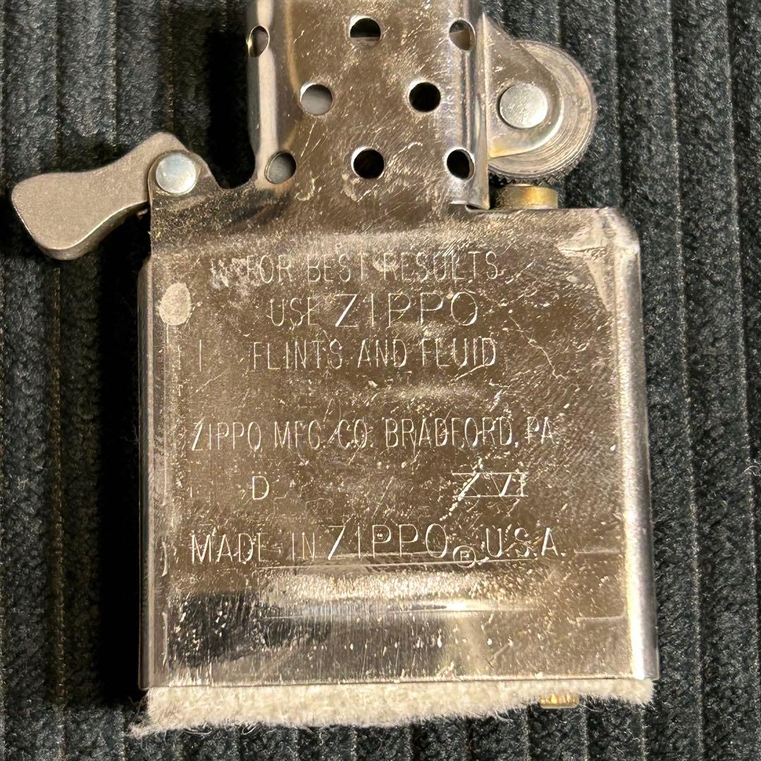 ナバホ　ターコイズ　zippo ネイティブ　大粒　USA製 00s シルバー