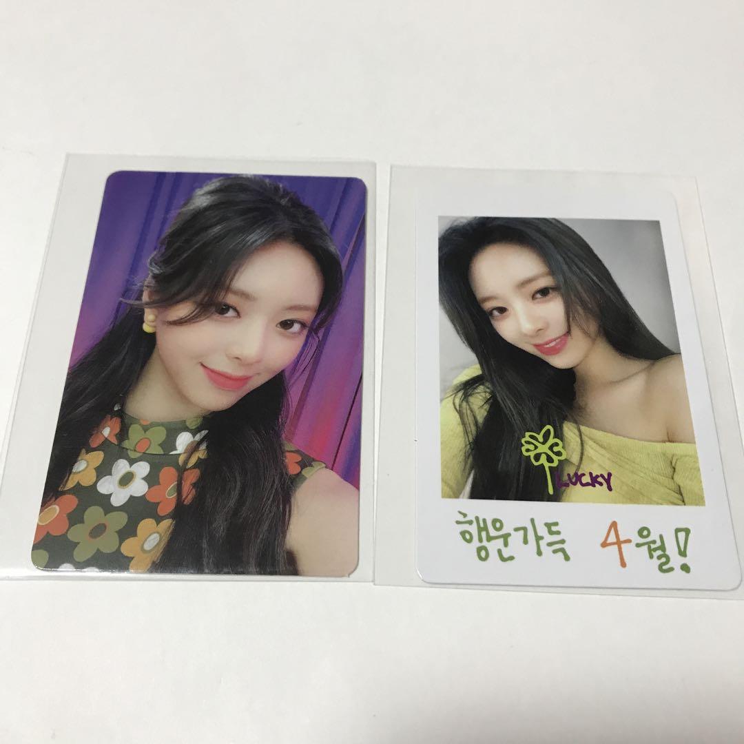 ITZY ユナ NO BAD DAYS トレカ チェキ風 CD