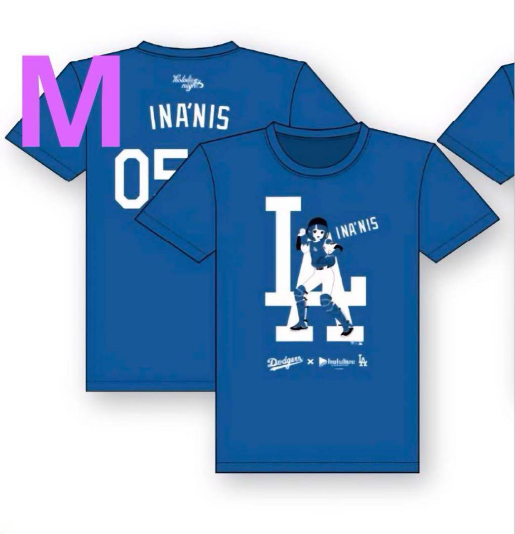ドジャース　ホロライブ　一伊那尓栖　Tシャツ　M