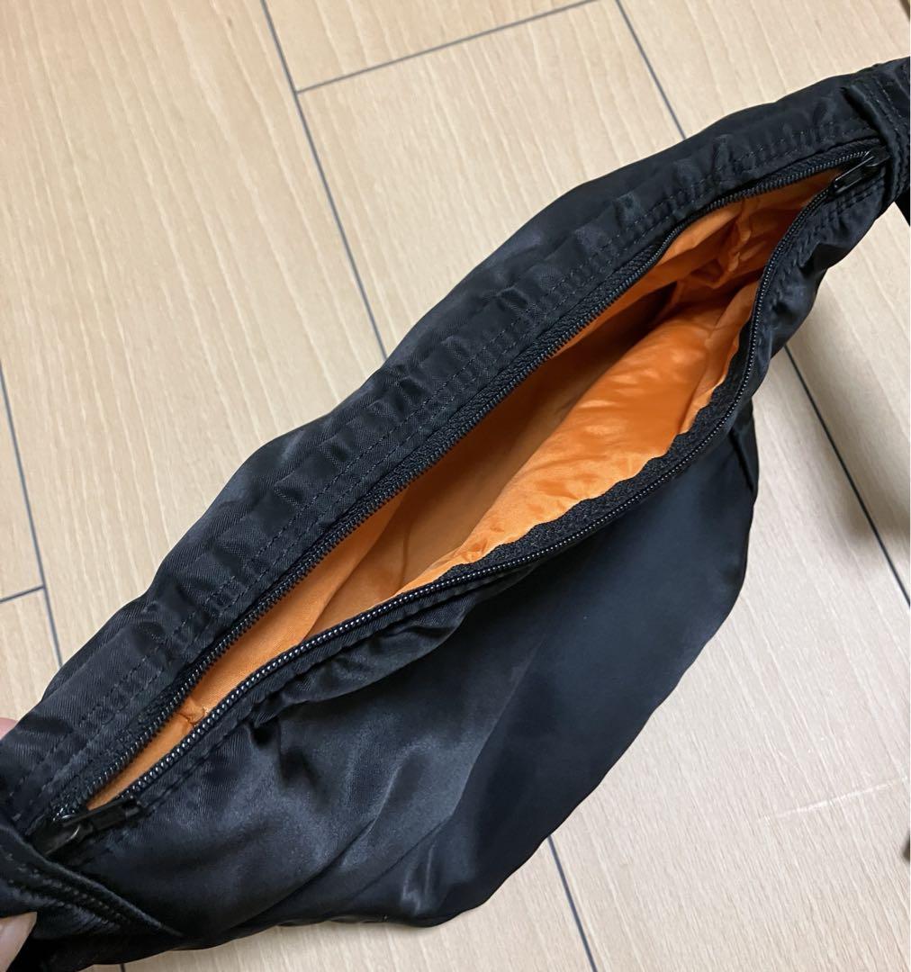 美品 ポーター タンカー ウエストバッグ　黒