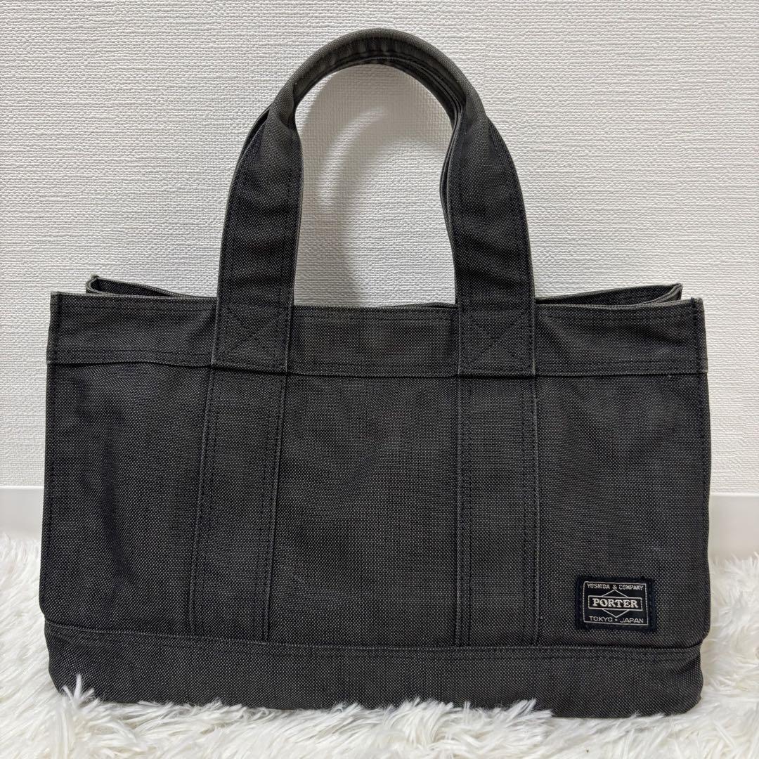再入荷商品 良品】PORTER スモーキートートバッグ グレー Sサイズ - メルカリ バッグ