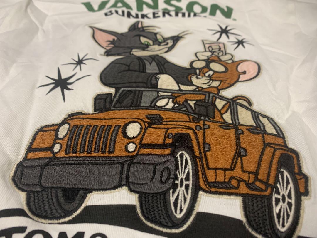 VANSON　バンソン TOM&JERRY　トムとジェリー　ロンT　長袖Tシャツ